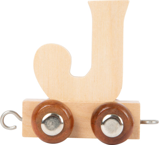 Buchstabenzug Holz J