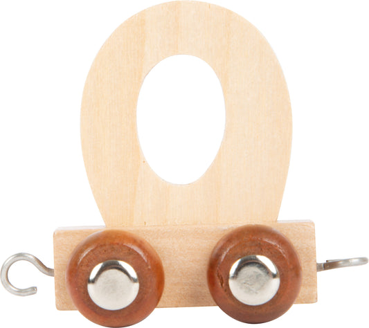 Buchstabenzug Holz O