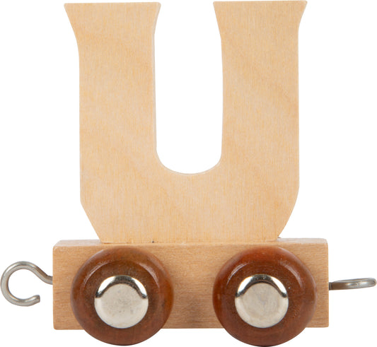 Buchstabenzug Holz U