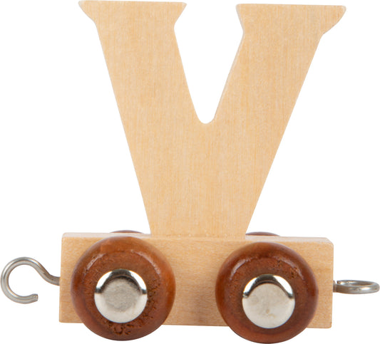 Buchstabenzug Holz V