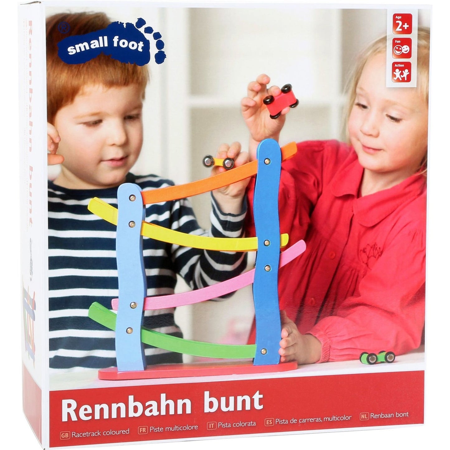 Rennbahn bunt