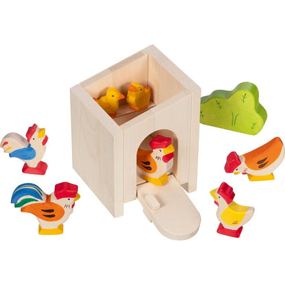 Kleiner Stall, montiert