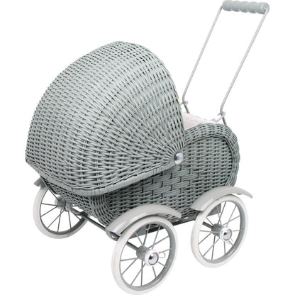 Puppenwagen Vintage grau