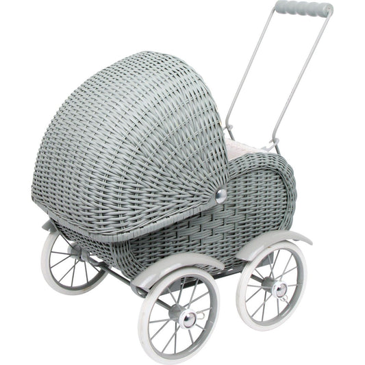 Puppenwagen Vintage grau