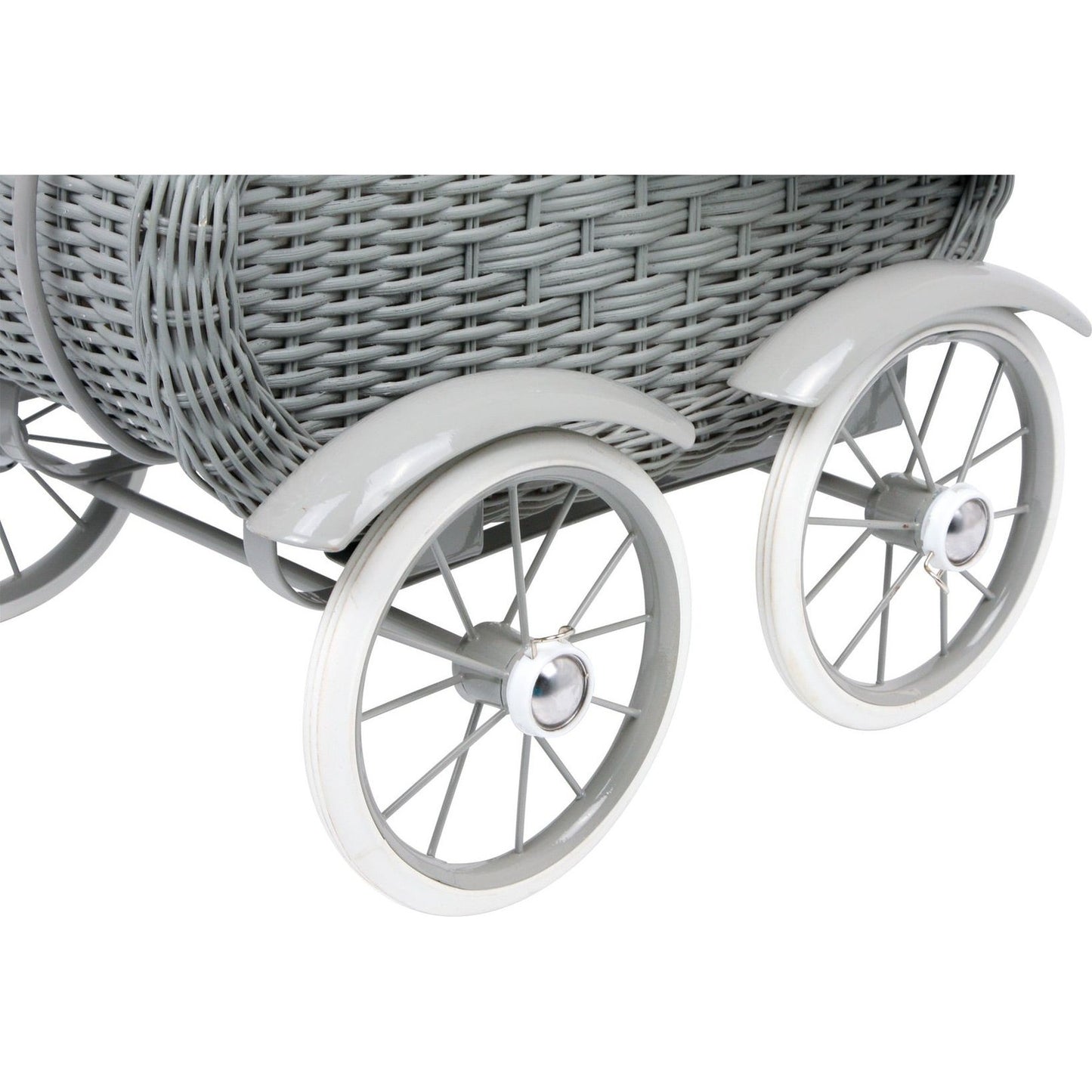 Puppenwagen Vintage grau