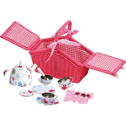 Picknickkorb Bunte Blumen