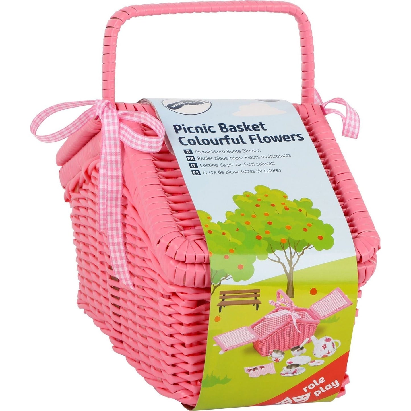Picknickkorb Bunte Blumen