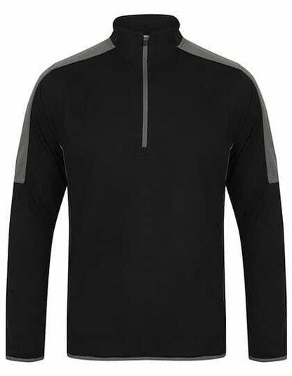 Überziehshirt mit 1/4 Zip