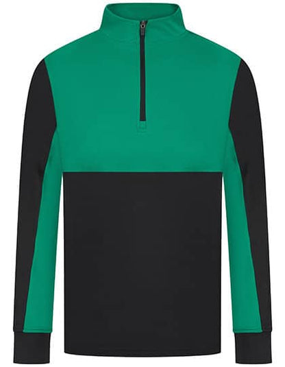 Aufwärmshirt mit 1/4 Zip