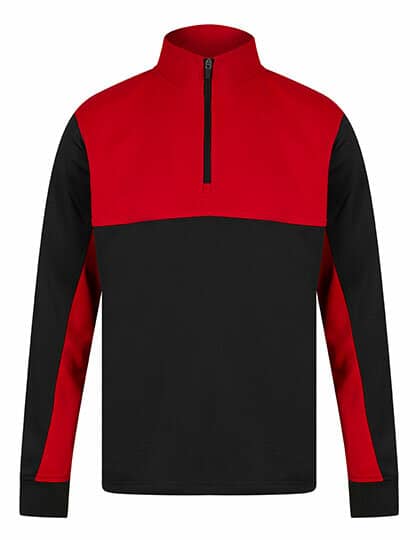 Aufwärmshirt mit 1/4 Zip