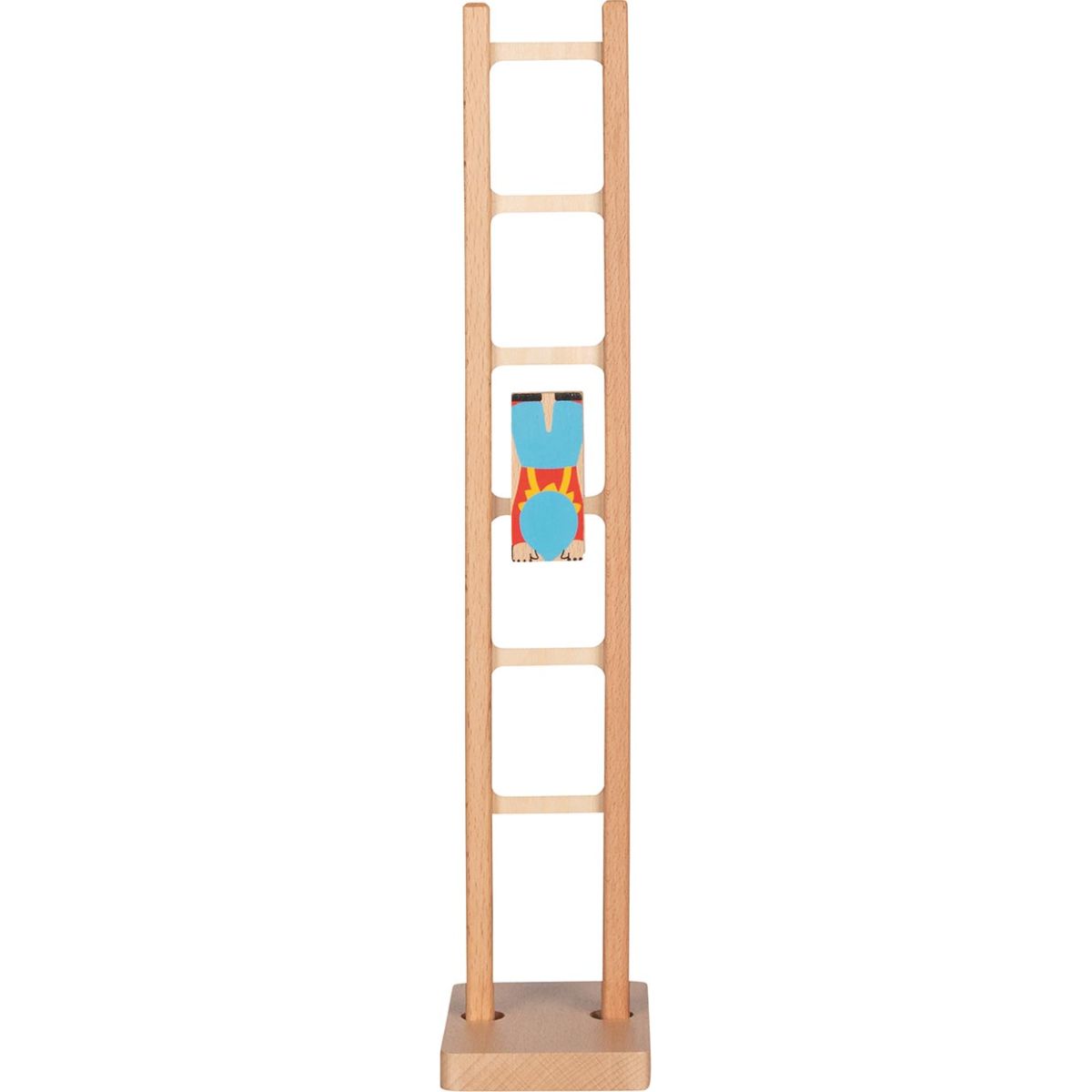 Klettermax Climbi auf der Leiter