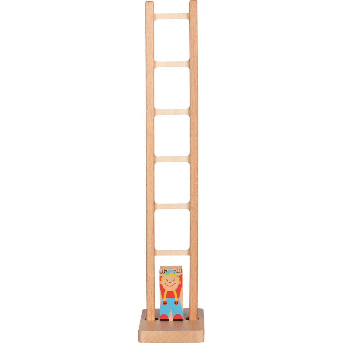 Klettermax Climbi auf der Leiter