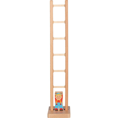 Klettermax Climbi auf der Leiter