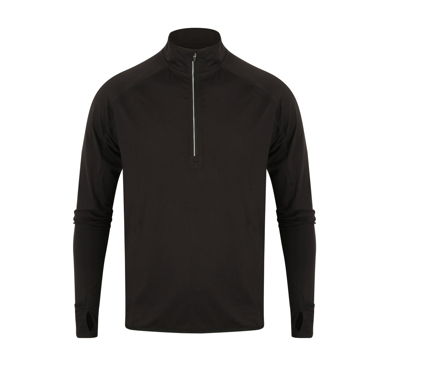 Herren Sport-T-Shirt 1/4 Reißverschluss