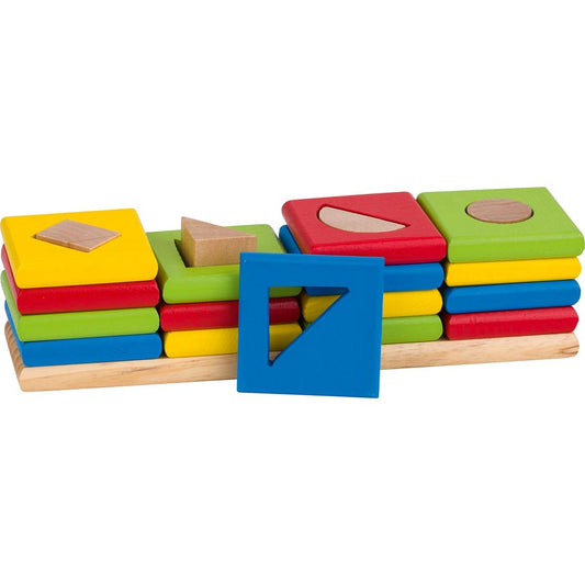Sortierspiel  Farben und Formen Die 4 Türme