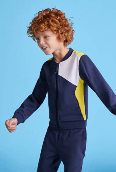 Kinder Trainingsjacke - 3 farbig